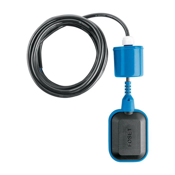 Flotador eléctrico con cable de 6 m, Foset 49760 FLE-6