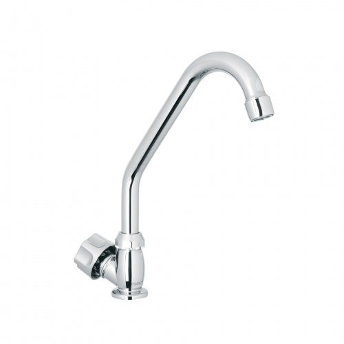 Llave individual para fregadero, ABS, cuello corto, Basic 47379 FP-312