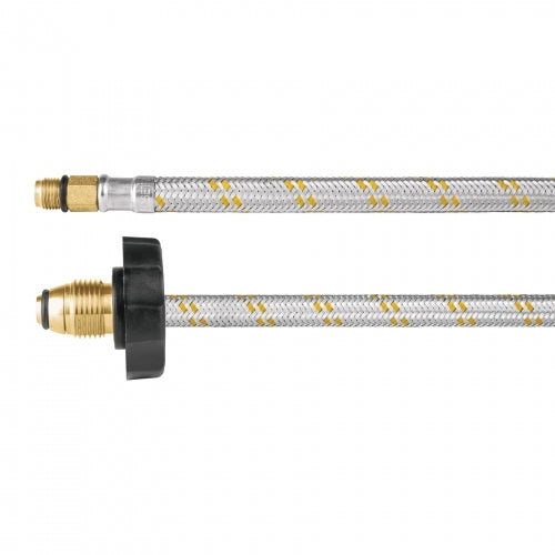 Manguera pigtail, acero inox, 7/16' x 7/8', 55 cm, Foset 49136 FPIG-55X