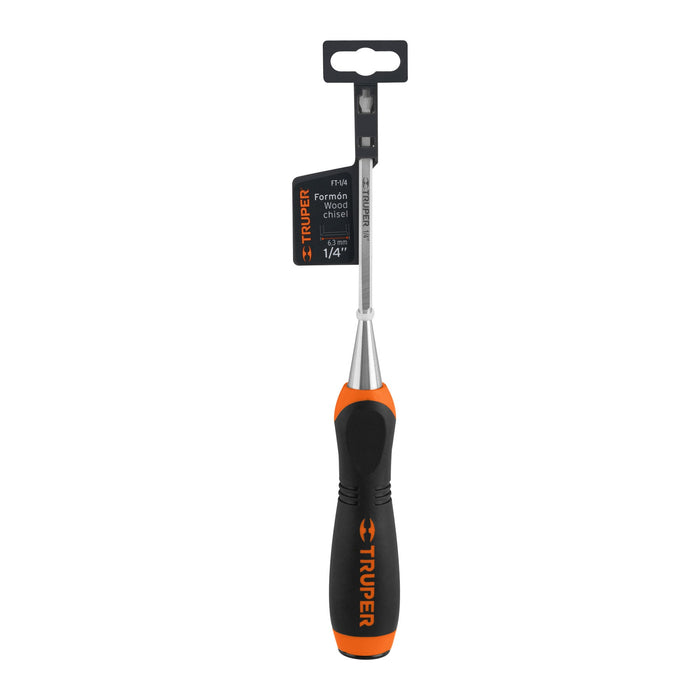 Formón 1' mango Comfort Grip, Truper 14633 FT-1