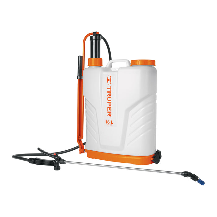 Fumigador de 16 L manual de mochila, Truper 14192 FUM-16