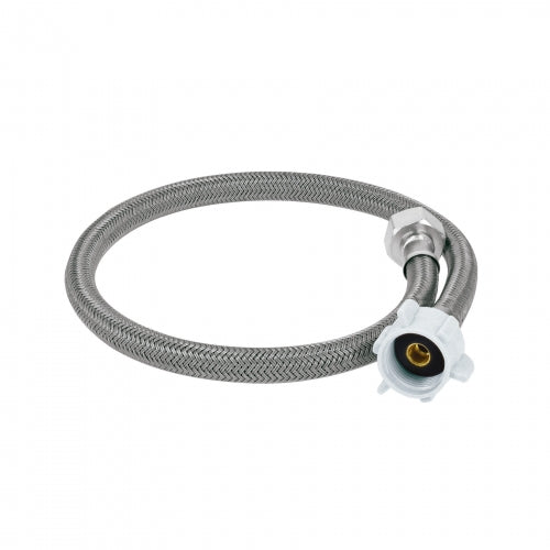 Manguera p/WC, vinilo gris, 1/2'x7/8', 60cm, plástico/latón 49524 FWC-P60V