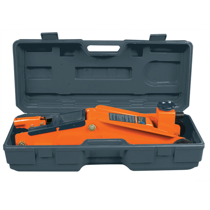 Gato hidráulico de patín 3t, 57 movimientos, maletín, Truper 14947 GAPA-300