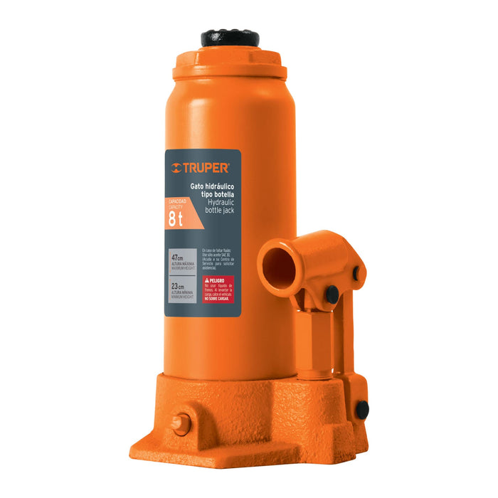 Gato hidráulico de botella de 8 Ton, Truper 14816 GAT-8