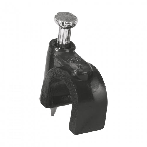 Bolsa con 20 grapas negras de 8 mm para cable redondo 48281 GCU-8N
