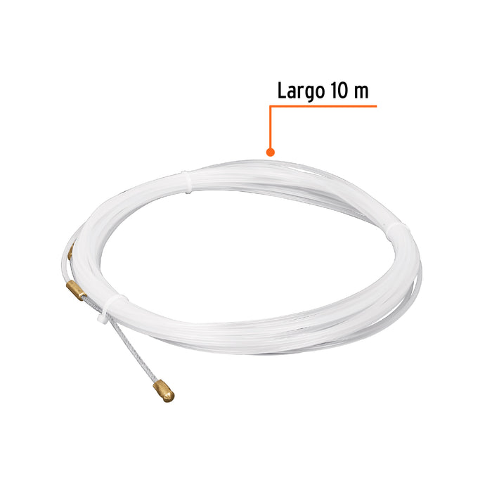 Guía de nylon de 10 m para cable, Truper 17755 GNY-10