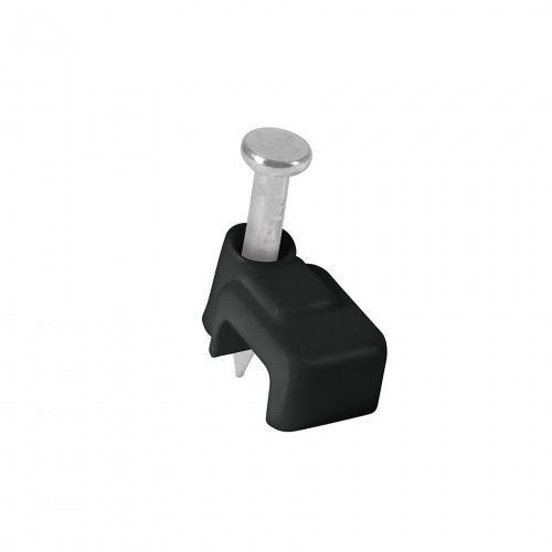 Bolsa con 20 grapas negras de 3 x 6 mm para cable plano 48033 GPL-5N