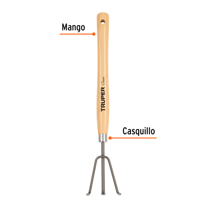 Cultivador para jardín, mango de 15', Truper 15036 GTL-CV