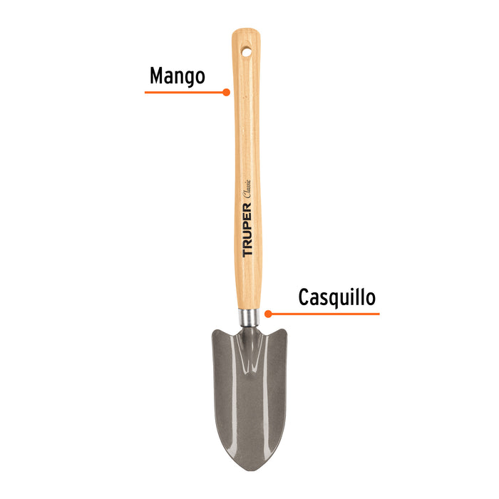Cuchara para jardín, mango de 15', Truper 15032 GTL-SH
