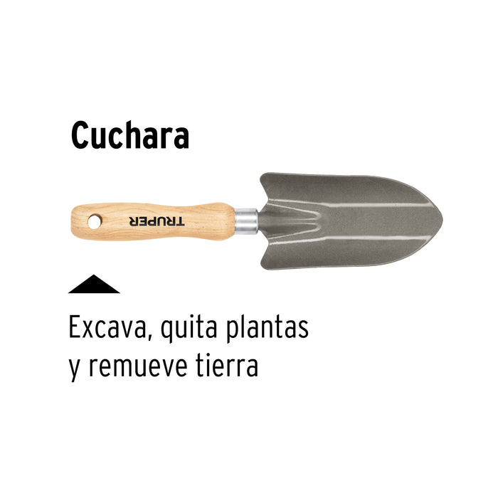 Cuchara para jardín, mango de 6', Truper 15020 GTS-SH