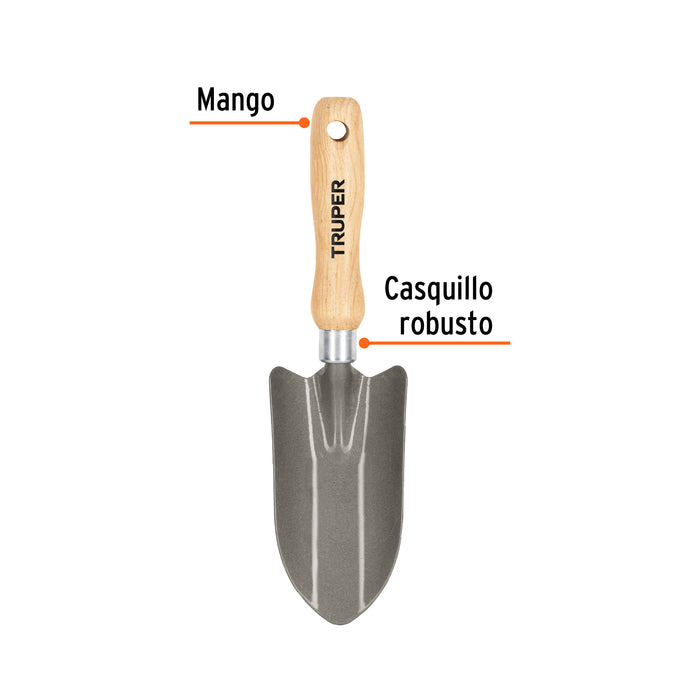 Cuchara para jardín, mango de 6', Truper 15020 GTS-SH
