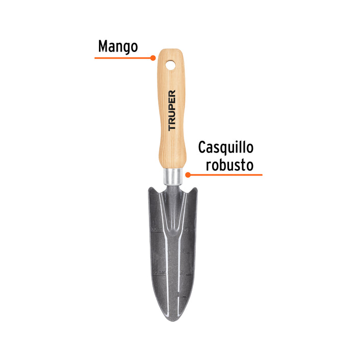 Transplantador para jardín, mango de 6', Truper 15022 GTS-TR