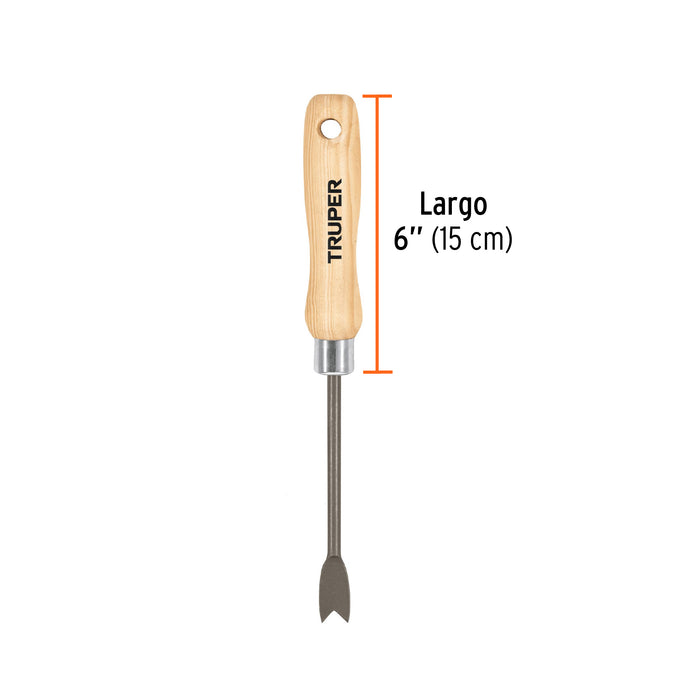 Deshierbador para jardín, mango de 6', Truper 15028 GTS-WE