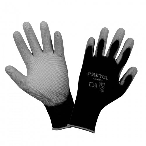 Guantes de nylon recubiertos de poliuretano, G, Pretul 20031 GU-113P