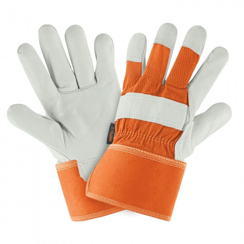 Guantes de piel de res y dorso de loneta, Truper 17051 GU-255