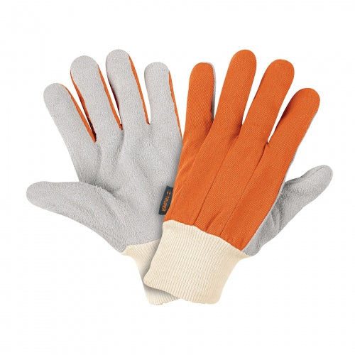 Guantes carnaza y loneta, uso ligero, Truper 14244 GU-265