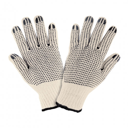 Guantes de algodón con puntos de PVC en palma y dorso,Pretul 21830 GU-425