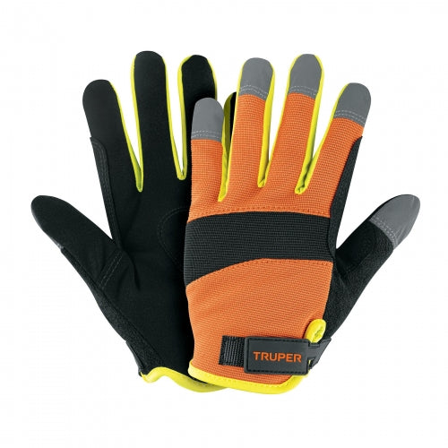 Guantes para mecánico, alta visibilidad, Truper 10849 GU-625
