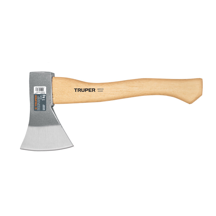 Hacha europea, 800 g, mango hickory 15', Truper 100494 HE-800