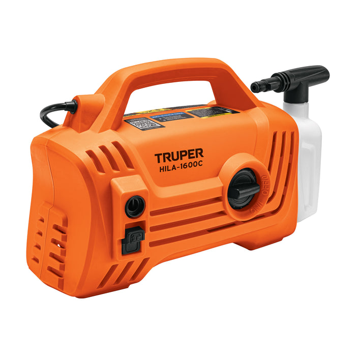 Hidrolavadora eléctrica compacta 1600 PSI, Truper 102795 HILA-1600C