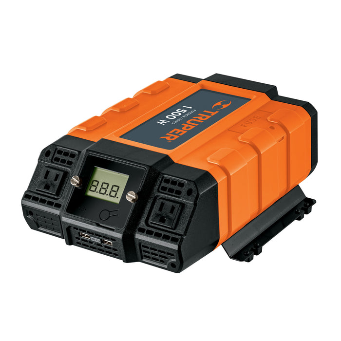 Inversor de corriente de 1500 W con puertos USB, Truper 10492 INCO-1500