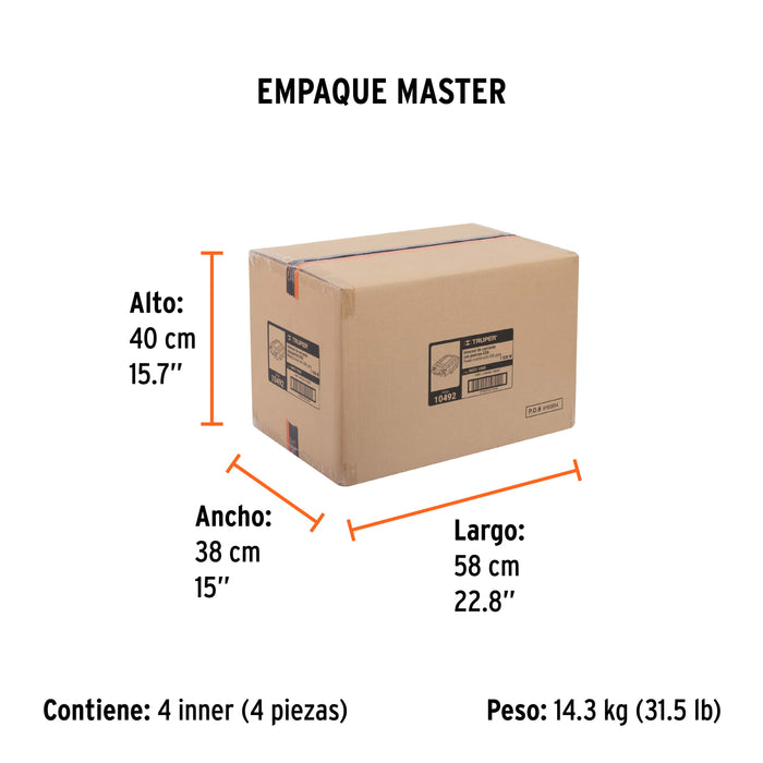 Inversor de corriente de 1500 W con puertos USB, Truper 10492 INCO-1500