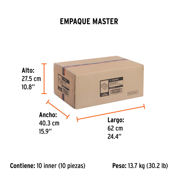 Inversor de corriente de 750 W con puertos USB, Truper 10490 INCO-750