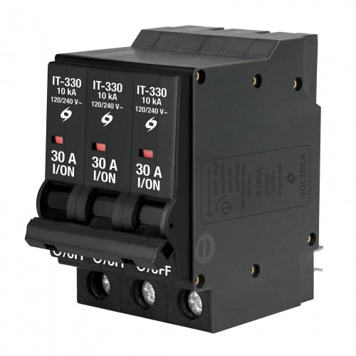 Interruptor termomagnético 3 polos 30 A, Volteck 47515 IT-330