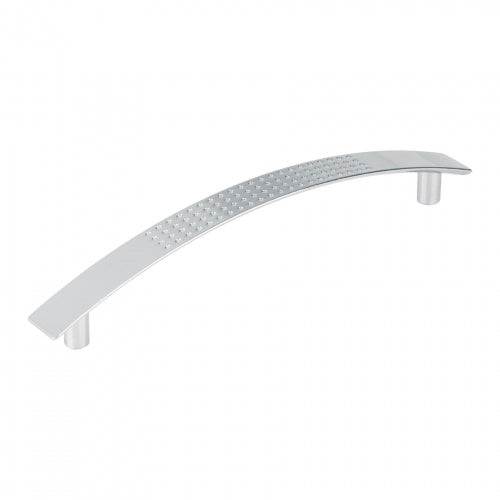 Jaladera metálica de 128mm estilo 'Contempo' níquel satinado 43609 JAL-0112