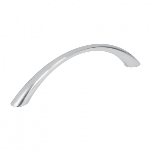 Jaladera metálica de 96mm estilo 'Arco', níquel satinado 43824 JAL-0211