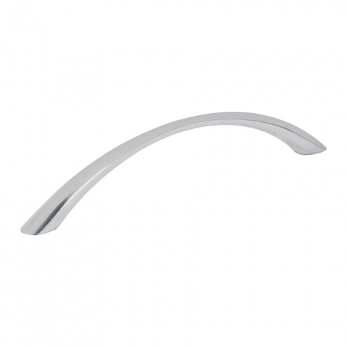 Jaladera metálica de 128mm estilo 'Arco', níquel satinado 43823 JAL-0212