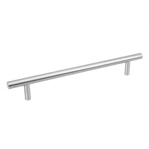 Jaladera de acero 192 mm, estilo 'Cilindro', níquel satinado 43871 JAL-0314