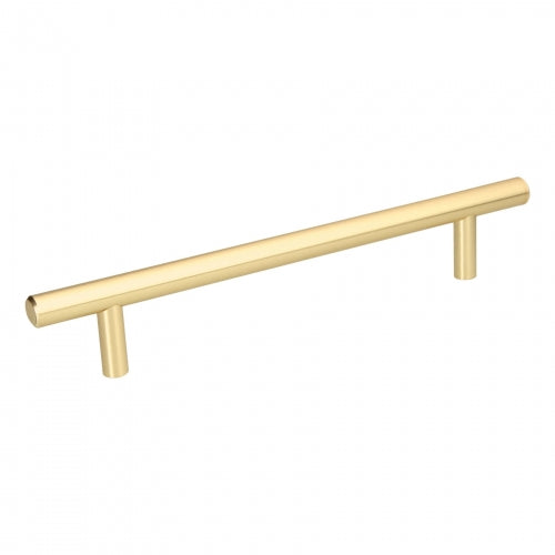 Jaladera de acero 160 mm, estilo 'Cilindro', latón brillante 43872 JAL-0323