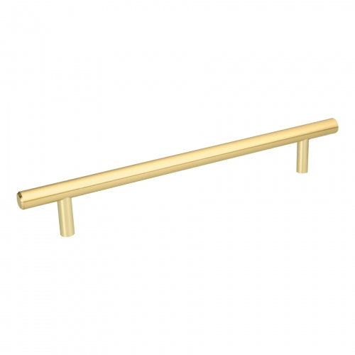 Jaladera de acero 192 mm, estilo 'Cilindro', latón brillante 43873 JAL-0324