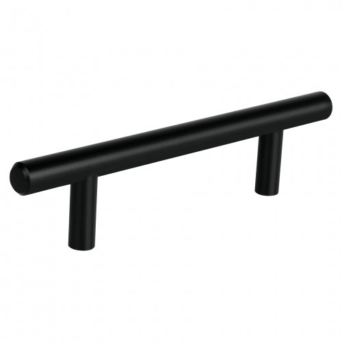 Jaladera de acero 96 mm, estilo 'Cilindro', negro, Hermex 49731 JAL-0361