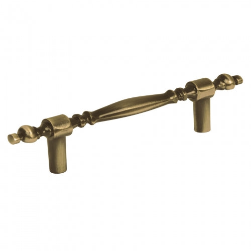 Jaladera metálica de 76 mm estilo 'Colonial', latón antiguo 43837 JAL-0531