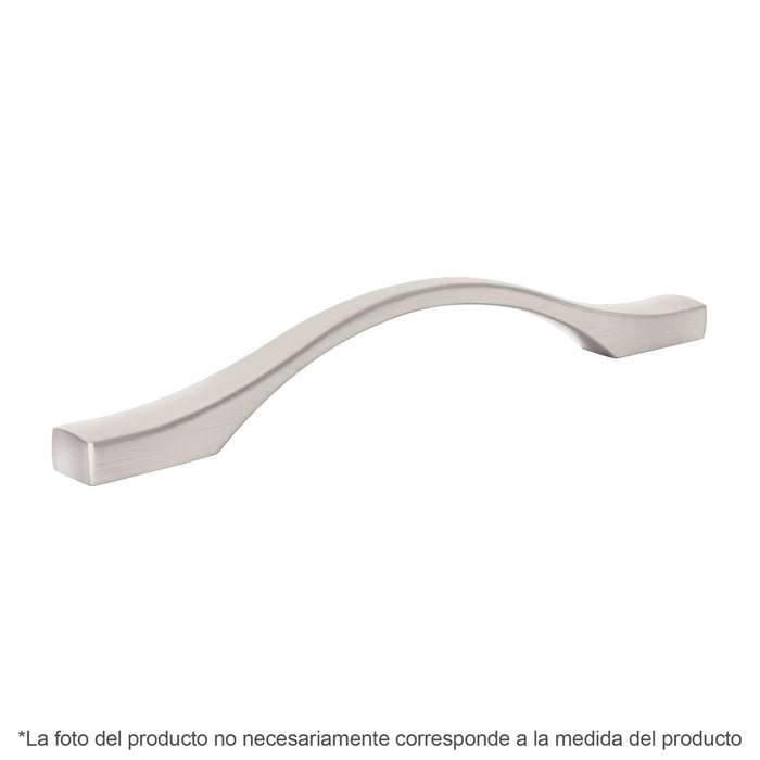 Jaladera de 96mm estilo 'Segovia' acabado níquel satinado 45804 JAL-1511