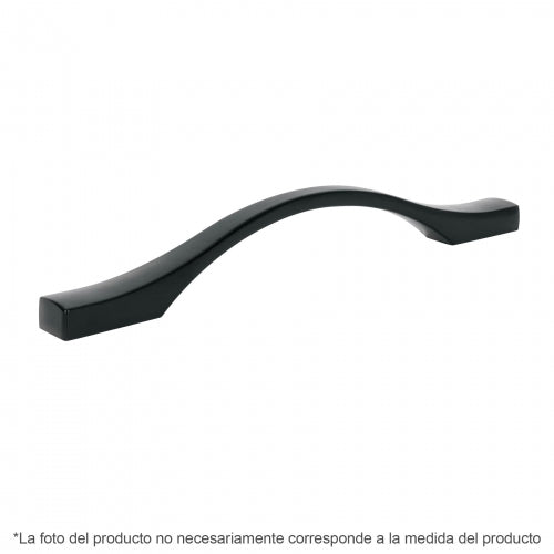Jaladera de 96mm estilo 'Segovia' acabado negro 45803 JAL-1561