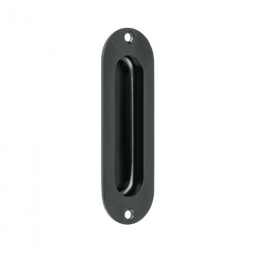 Jaladera de embutir ovalada acabado negro, Hermex 47800 JALE-62