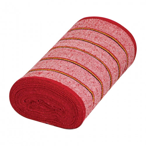 Rollo de 25 m de jerga sarga gruesa roja, Klintek 57057 JER-25R