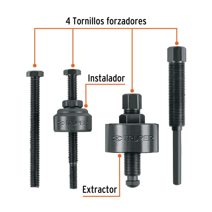 Extractor para bombas de dirección, en blíster, Truper 14505 JGO-DIR
