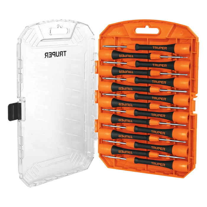 Juego con 15 desarmadores de precisión, Truper 14205 JOY-15