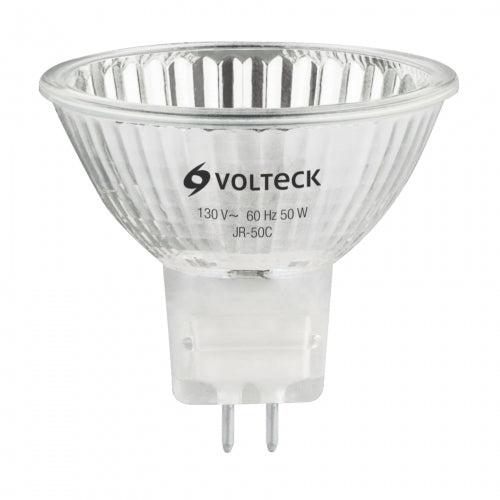 Lámpara de halógeno transp. 50 W tipo MR16 en caja, Volteck 47254 JR-50C