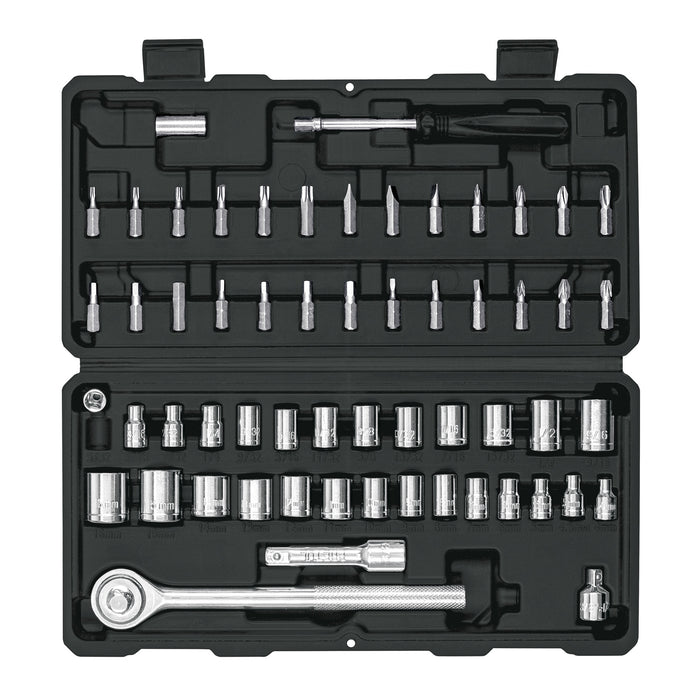 Juego de 60 herramientas 1/4' y 3/8' para mecánico, Pretul 26090 JUDA-60P