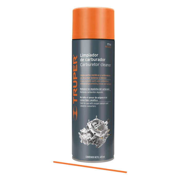 Limpiador de carburador, 470ml (16oz), Truper 17111 KC-470