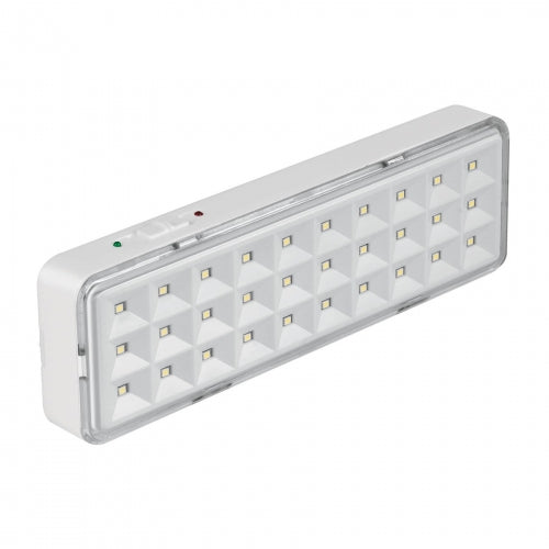 Lámpara de emergencia de 30 Leds, 220 lm recargable, Volteck 43007 LAE-30