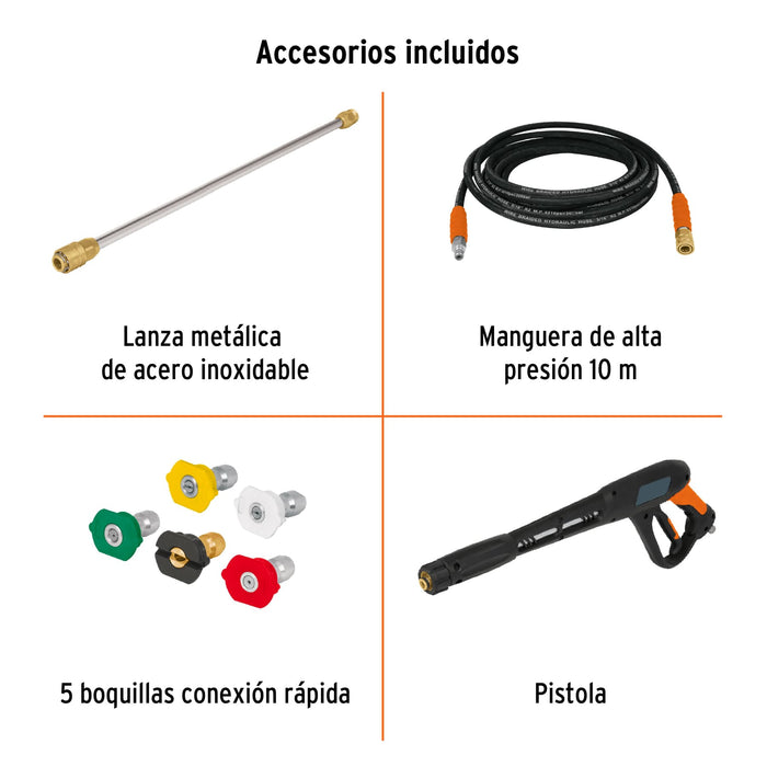 Hidrolavadora con motor a gasolina, 4000 PSI, Truper 12910 LAGAS-4000