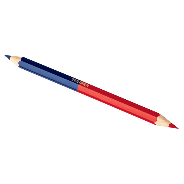 Blíster con 2 lápices 18 cm bicolor gruesos para carpintero 101685 LAP-18B
