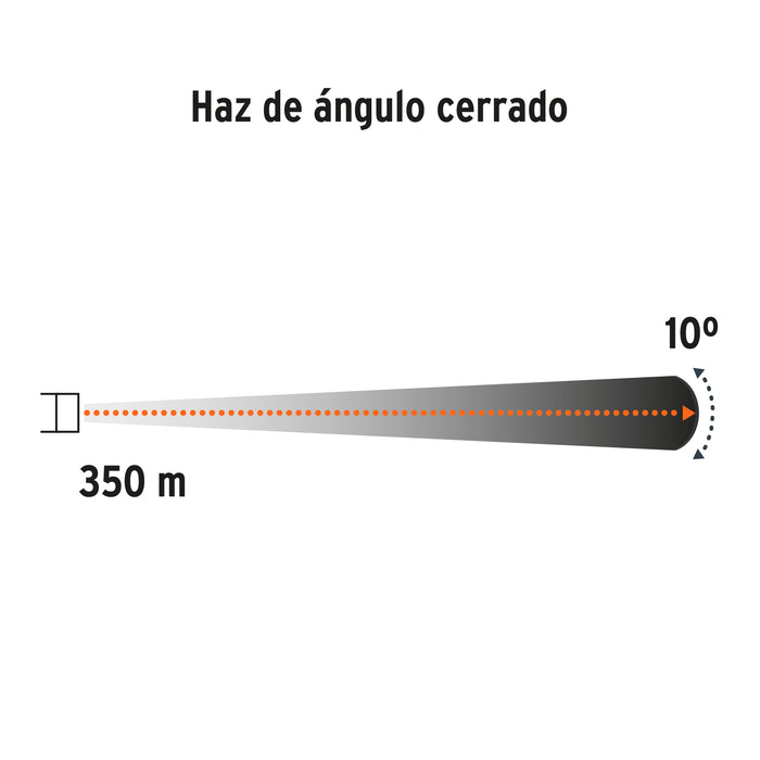 Lámpara recargable de LED 300 lm alta potencia, Truper 12983 LARE-300
