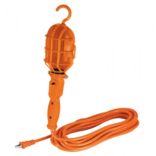 Lámpara de taller con canastilla plástica, 7.5 m, Volteck 47258 LAT-8P